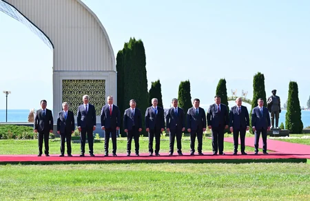 Official welcome ceremony held for President Ilham Aliyev in Cholpon-Ata