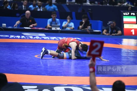 Dünya çempionatı: Azərbaycan güləşçisi İbrahim Həsənov gümüş medal qazanıb