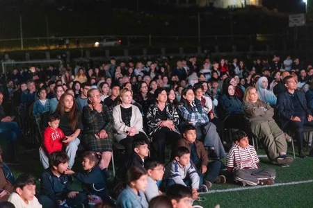 AzerGold QSC və Bakı Media Mərkəzinin təşkilatçılığı ilə Daşkəsəndə milli kino seansı keçirilib