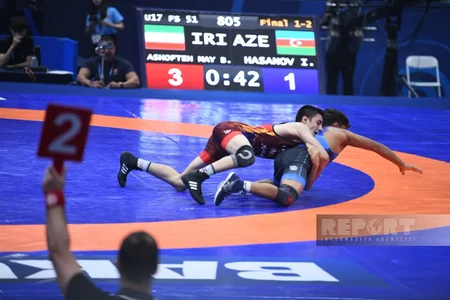 Dünya çempionatı: Azərbaycan güləşçisi İbrahim Həsənov gümüş medal qazanıb