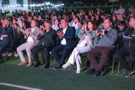 AzerGold QSC və Bakı Media Mərkəzinin təşkilatçılığı ilə Daşkəsəndə milli kino seansı keçirilib
