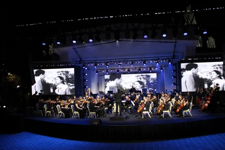 İlk dəfə Qəbələ Festivalında Azərbaycan kinofimlərindən musiqilər səsləndirilib