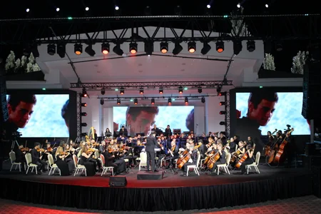 İlk dəfə Qəbələ Festivalında Azərbaycan kinofimlərindən musiqilər səsləndirilib