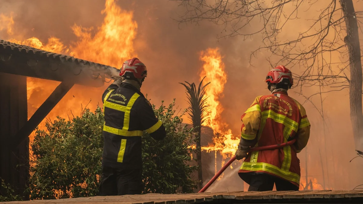 375 people detained in France over forest fires