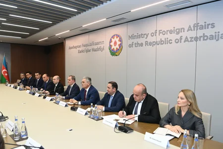 Azərbaycan XİN başçısı ilə ATƏT-in sədri arasında geniş tərkibdə görüş keçirilib - YENİLƏNİB
