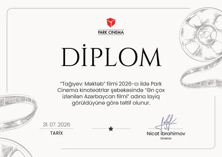 Tağıyev kinoteatrlarda ən çox baxılan Azərbaycan filmi olub