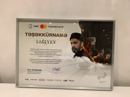 Tağıyev kinoteatrlarda ən çox baxılan Azərbaycan filmi olub