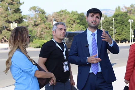 Türkiyənin media nümayəndələri Xankəndidə genişmiqyaslı işlərlə tanış olublar - YENİLƏNİB