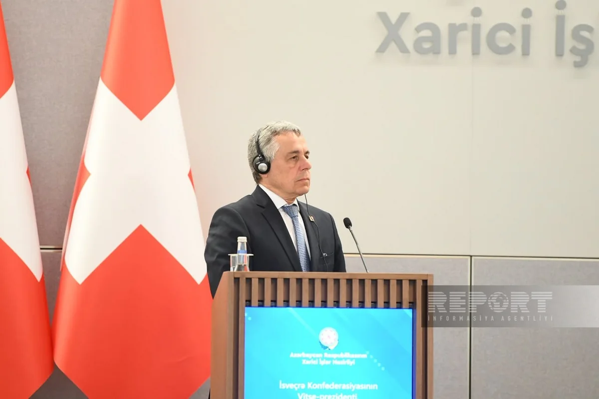 FM Cassis: Switzerland supports Azerbaijan-Armenia peace process