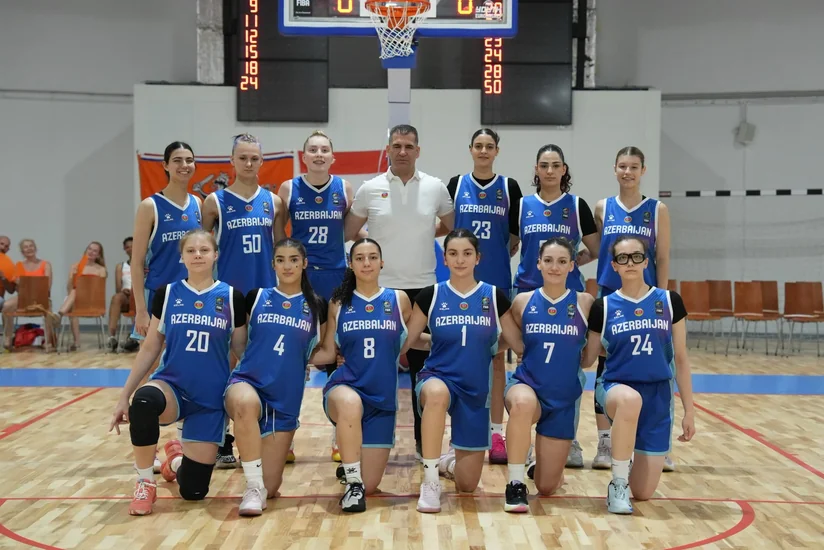 Azərbaycanın qızlardan ibarət basketbol millisi İslandiyaya uduzub