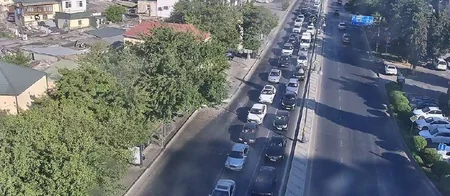 Bakının bəzi yollarında nəqliyyatın sıxlığı müşahidə olunur