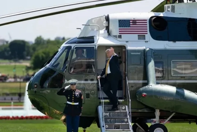 WSJ: Trampın helikopterinin uçuşu zamanı təhlükəsizlik standartları pozulub