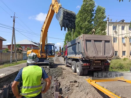 Lənkəranın kanalizasiya sistemi yenilənir