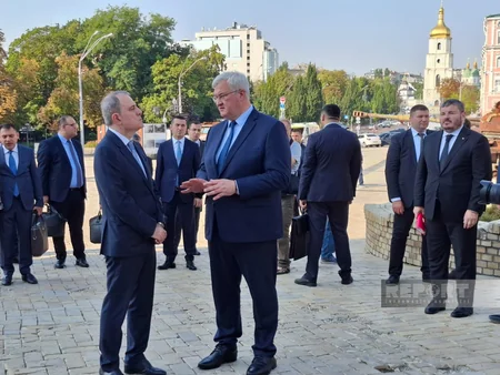 Azerbaijani foreign minister arrives in Ukraine on official visit