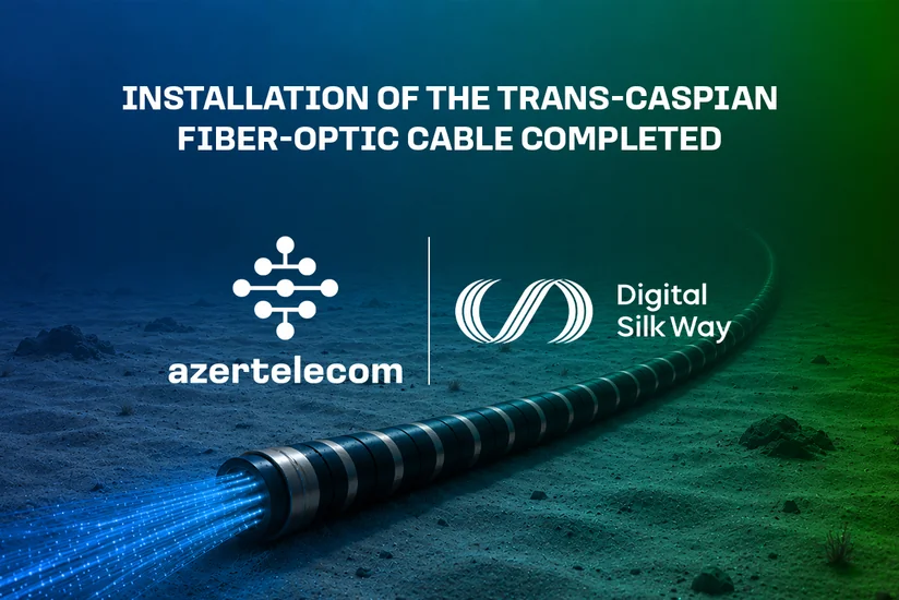 Installation of the Trans-Caspian Fiber-Optic Cable on the seabed of the Caspian Sea completed