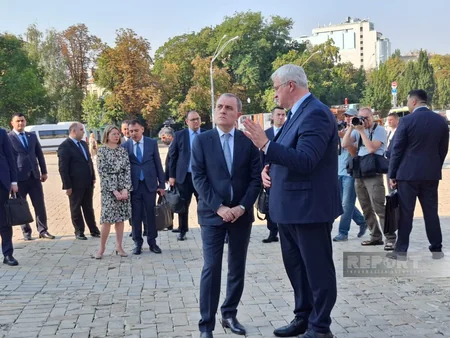 Azerbaijani foreign minister arrives in Ukraine on official visit