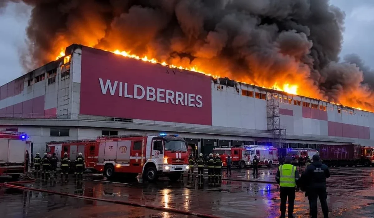 В результате атак БПЛА поврежден склад Wildberries в Тверской области