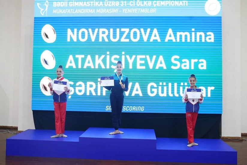 Bədii gimnastika üzrə 31-ci Azərbaycan çempionatı başa çatıb