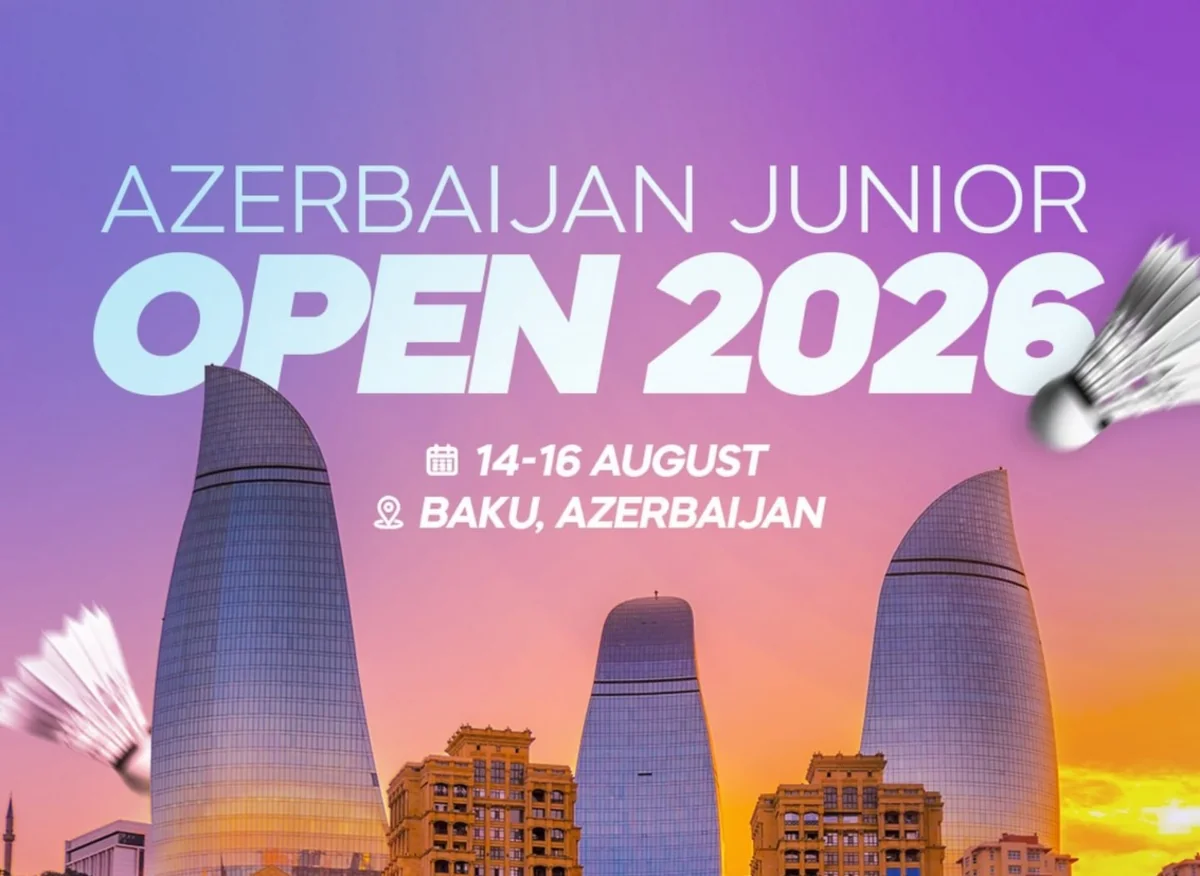 Bakı Azerbaijan Junior Open 2026 beynəlxalq badminton turnirinə ev sahibliyi edəcək