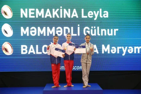 Bədii gimnastika üzrə 31-ci Azərbaycan çempionatı başa çatıb