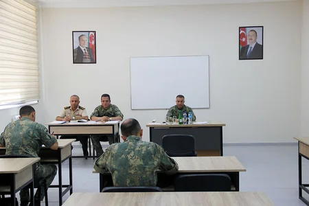 Azerbaijan Army servicemen participate in Proficiency Level Assessment Examinations