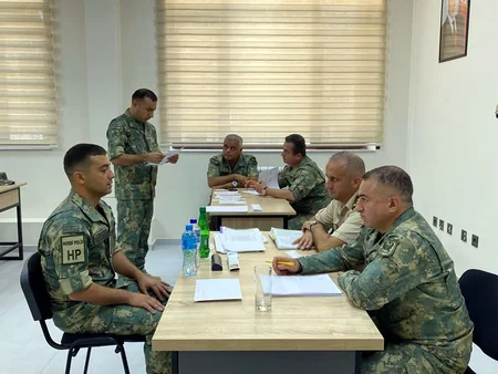 Azerbaijan Army servicemen participate in Proficiency Level Assessment Examinations