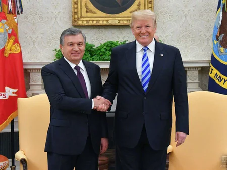 Мирзиёев пригласил Трампа с официальным визитом в Узбекистан