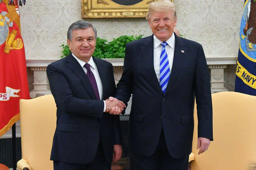 Mirziyoyev Trampı Özbəkistana rəsmi səfərə dəvət edib