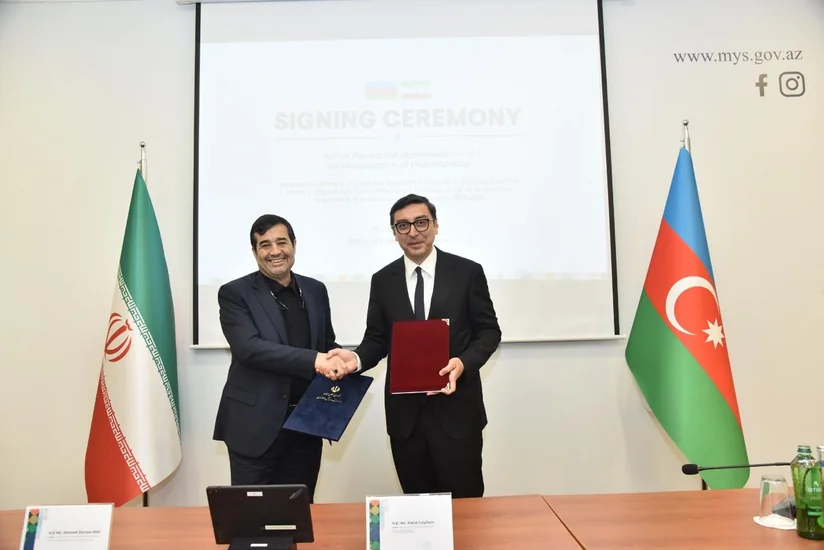 Azerbaijan, Iran sign action plan on sports cooperation
