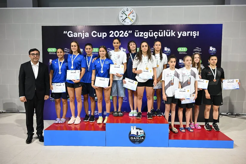 Gəncədə Ganja Cup 2026 üzgüçülük yarışı keçirilib