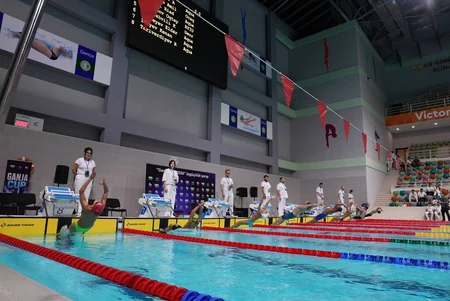 Gəncədə Ganja Cup 2026 üzgüçülük yarışı keçirilib