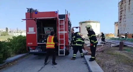 Bakı Neft Terminalında güclü yanğın söndürülüb - YENİLƏNİB - 2