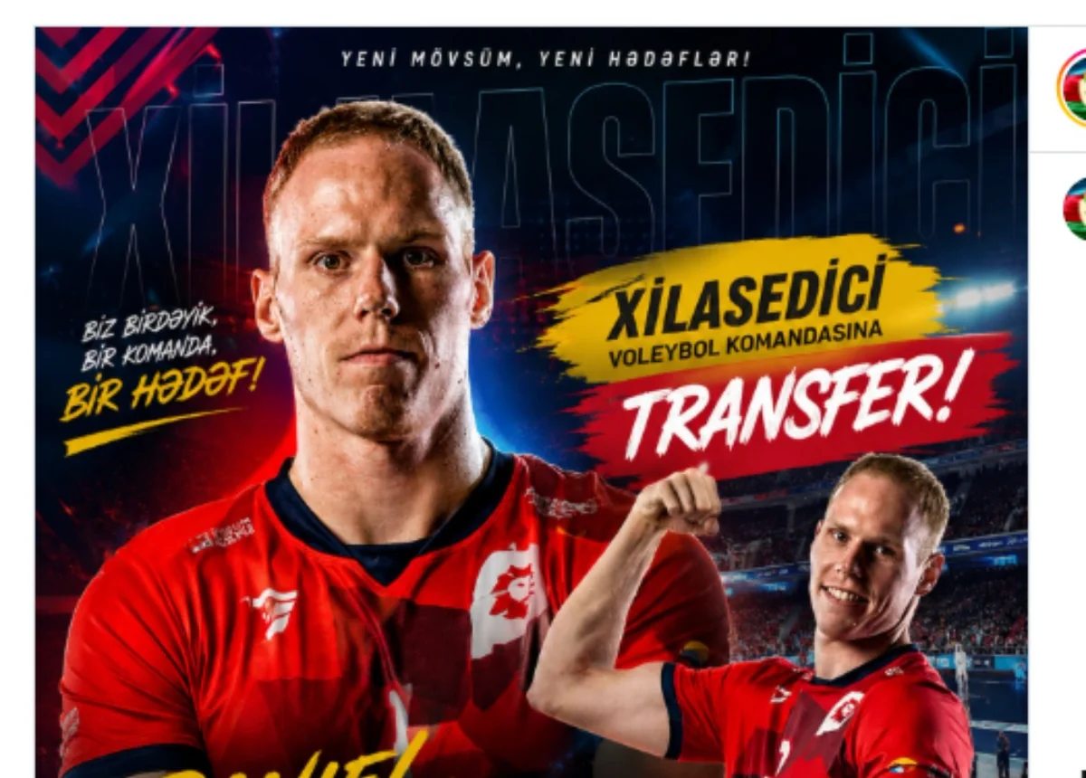 Xilasedici voleybol komandası heyətini Daniel Çexlə gücləndirib