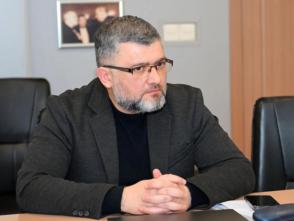 UEFA tərəfindən Tbilisiyə ezam olunan Elçin Məmmədov Mixail Mesxi stadionunu təftiş edib