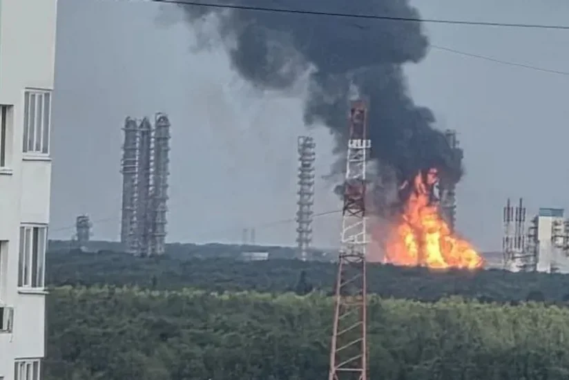 Ukrainian drones strike petrochemical complex in Russia's Tyumen region