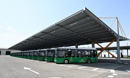 Prezident Naxçıvanda elektrik mühərrikli yeni avtobuslara baxıb, dəmir yolu infrastrukturunda aparılan yenidənqurma işləri ilə tanış olub - YENİLƏNİB