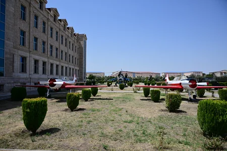 President Ilham Aliyev attended ceremony to present Battle Flags to newly established commando military units of Separate Combined Arms Army