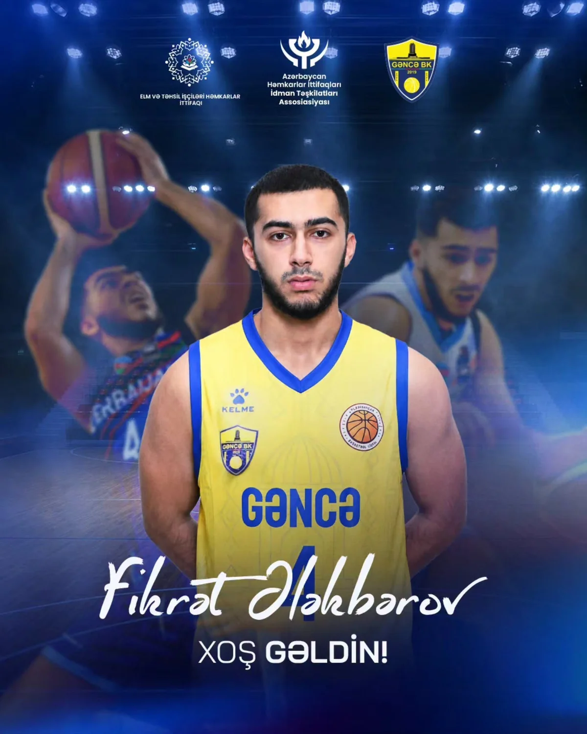 Gəncə basketbol klubu Fikrət Ələkbərovu transfer edib