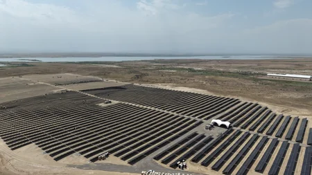 President Ilham Aliyev inspected construction progress of 'Shams 1' and 'Garbi Ufug' solar power plants in Nakhchivan