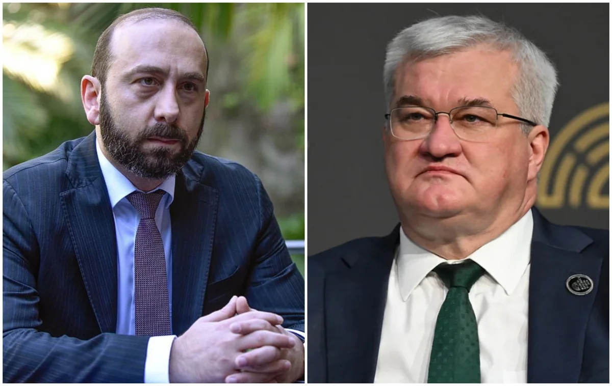 Sybiha, Mirzoyan discuss development of Ukraine-Armenia relations