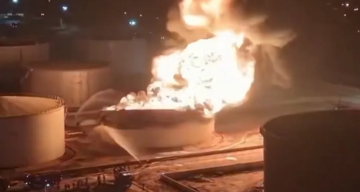 Fire breaks out at refinery in western Libya after strike