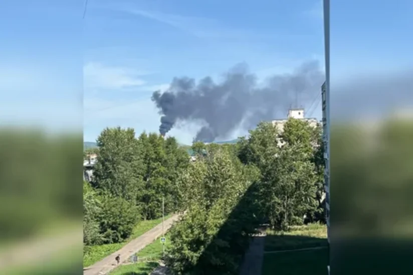 Fire breaks out at oil refinery in Komsomolsk-on-Amur