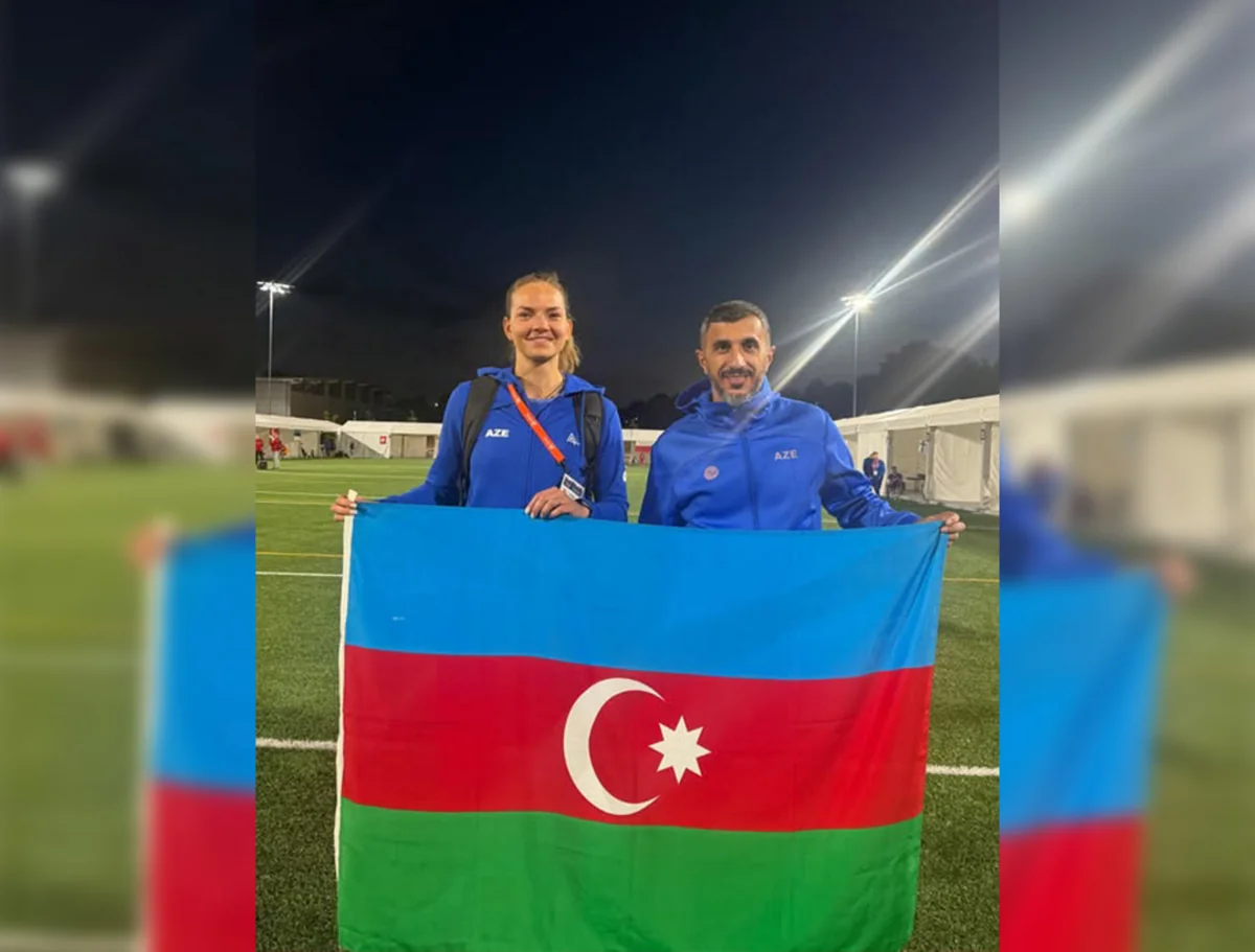 Yekaterina Sariyeva sets Azerbaijan's new record