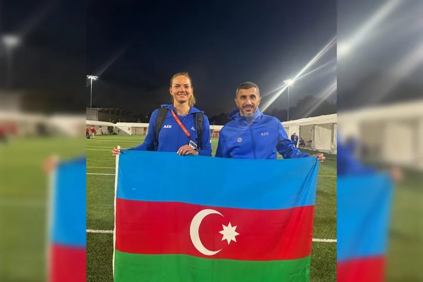 Yekaterina Sariyeva sets Azerbaijan's new record