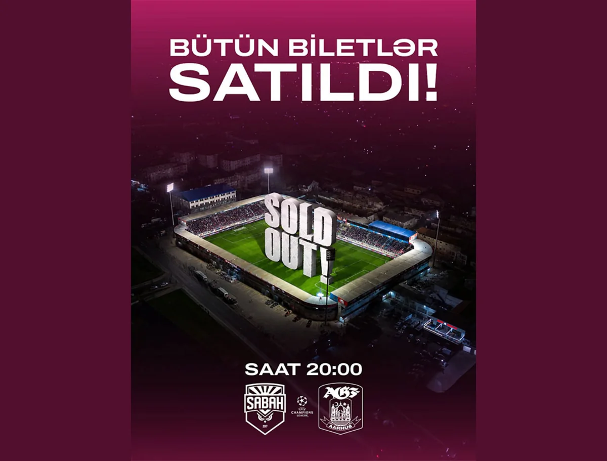 UEFA Çempionlar Liqası: Sabah – Orhus oyununun bütün biletləri satılıb