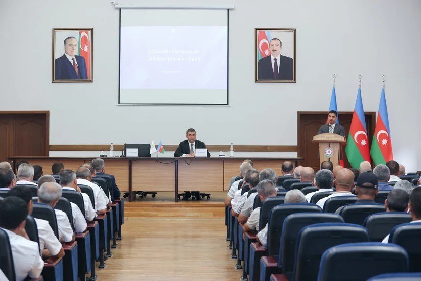 KOBİA Kürdəmirdə sahibkarlarla biznesin inkişaf imkanlarını müzakirə edib