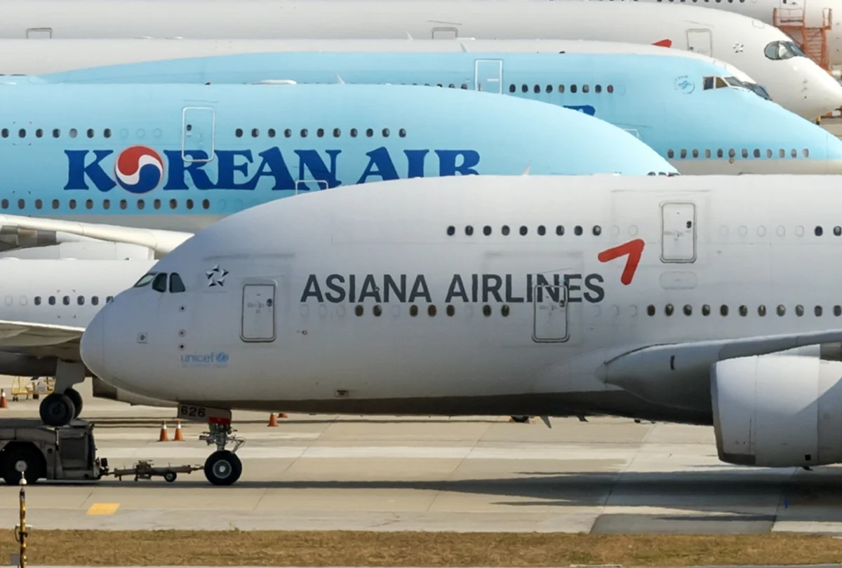 Акционеры южнокорейской Asiana Airlines одобрили слияние с Korean Air