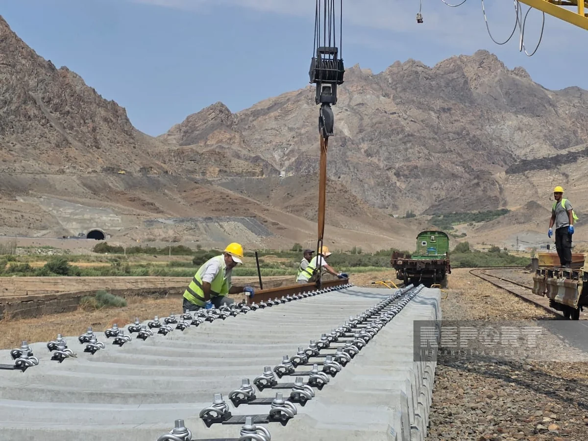 Azerbaijan continues construction of railway linking Nakhchivan to Zangazur corridor