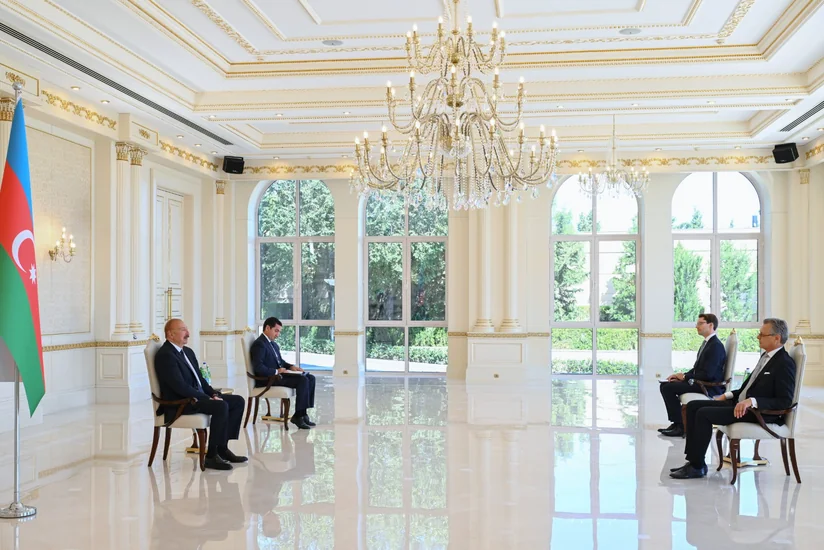 İlham Əliyev Almaniyanın Azərbaycandakı yeni səfirini qəbul edib, əməkdaşlıq müzakirə olunub