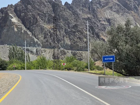 Naxçıvanı Zəngəzur dəhlizinə bağlayacaq dəmir yolunun tikintisindən - REPORTAJ